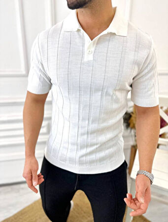 T-Shirt Nefes Alabilen Terletmez Polo Yaka Tshirt Slim Fit Tişört