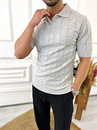 T-Shirt Nefes Alabilen Terletmez Polo Yaka Tshirt Slim Fit Tişört