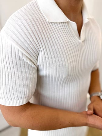 Tişört Nefes Alabilen Terletmez Yumuşak Dokulu T-Shirt Polo Yaka Slim Fit Tshirt