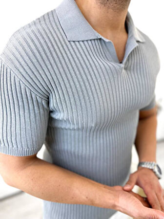 Tişört Nefes Alabilen Terletmez Yumuşak Dokulu T-Shirt Polo Yaka Slim Fit Tshirt