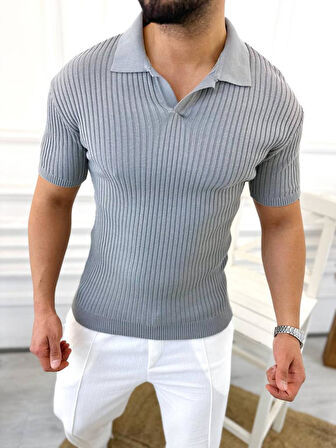 Tişört Nefes Alabilen Terletmez Yumuşak Dokulu T-Shirt Polo Yaka Slim Fit Tshirt