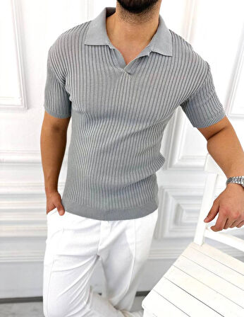Tişört Nefes Alabilen Terletmez Yumuşak Dokulu T-Shirt Polo Yaka Slim Fit Tshirt
