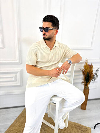 Tişört Nefes Alabilen Terletmez Yumuşak Dokulu T-Shirt Polo Yaka Slim Fit Tshirt