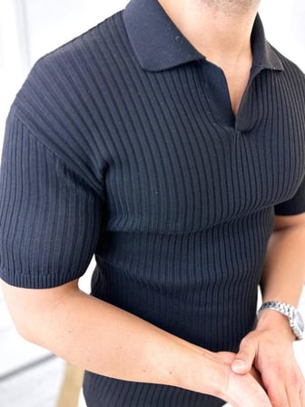 Tişört Nefes Alabilen Terletmez Yumuşak Dokulu T-Shirt Polo Yaka Slim Fit Tshirt