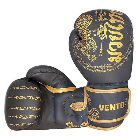 Vento Tiger Boks ve Kick-Boks Eldiveni Siyah Altın