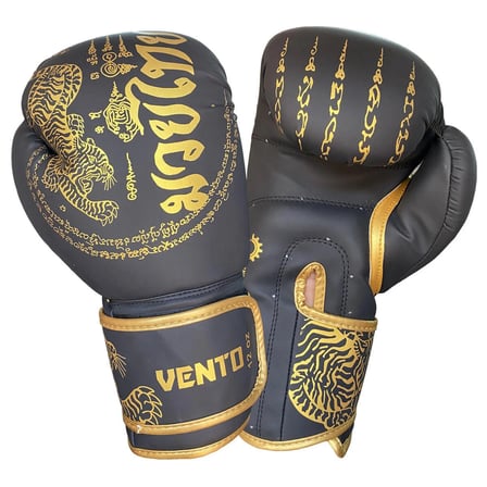 Vento Tiger Boks ve Kick-Boks Eldiveni Siyah Altın