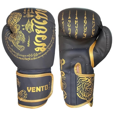 Vento Tiger Boks ve Kick-Boks Eldiveni Siyah Altın