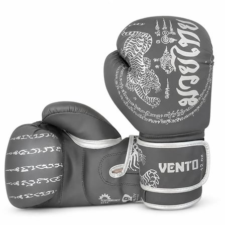 Vento Tiger Boks ve Kick-Boks Eldiveni Siyah Gümüş