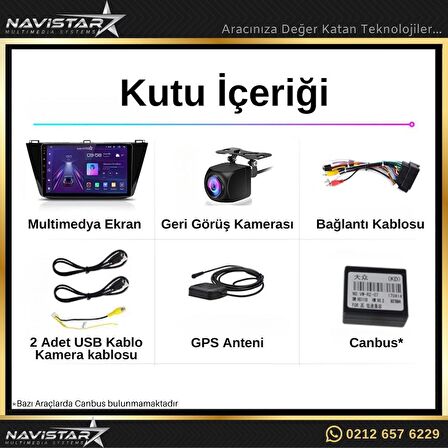 VW Tiguan 2+32 GB Kablosuz Carplay 2016-2020 Android 13 Navigasyon Multimedya Sistemi