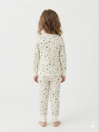 Softify 1.0 TOG Tavşan Bebek & Çocuk Pijama Takımı