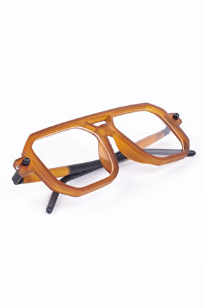 Hathor Ünisex Mavi Işık Korumalı Bilgisayar Ekran Gözlüğü ( Kiremit )