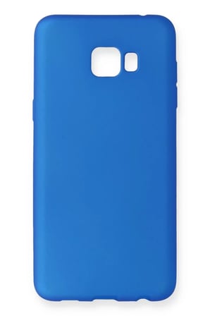 Newface Samsung Galaxy C7 Pro Kılıf First Silikon - Mavi