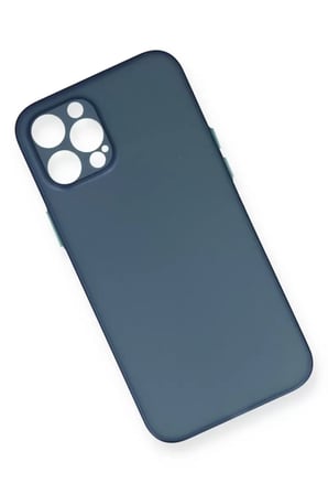 Newface Apple iPhone 12 Pro Max Kılıf PP Ultra İnce Kapak - Mavi