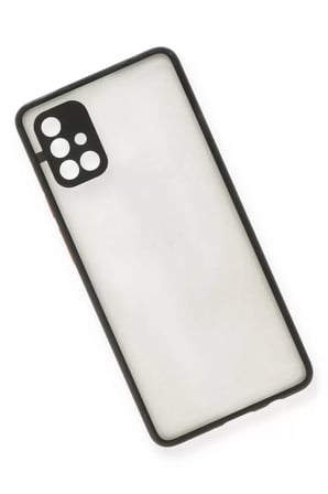 Newface Samsung Galaxy A71 Kılıf Montreal Silikon Kapak - Siyah