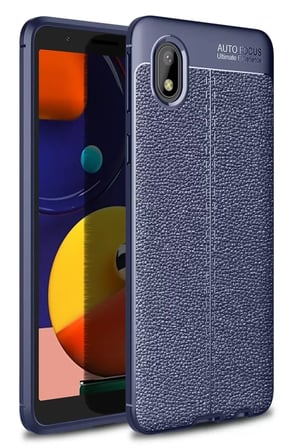 Newface Samsung Galaxy A01 Core Kılıf Auto Focus Kapak - Lacivert
