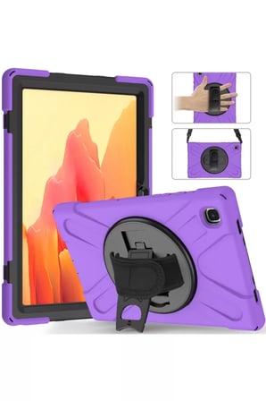 Newface Samsung Galaxy T500 Tab A7 10.4 Kılıf Amazing Tablet Kapak - Mor