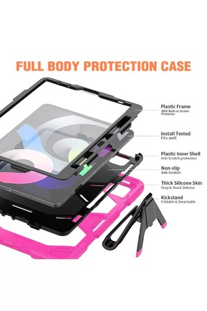 Newface Apple iPad Pro 11 (2020) Kılıf Griffin Tablet Kapak - Pembe