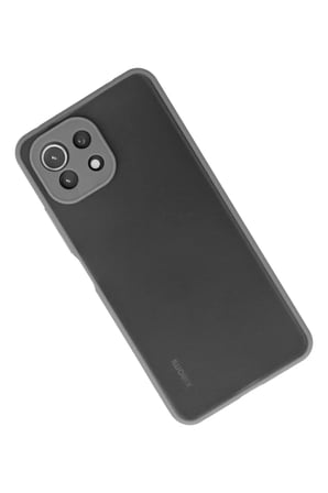 Newface Xiaomi Mİ 11 Lite Kılıf Montreal Silikon Kapak - Gri
