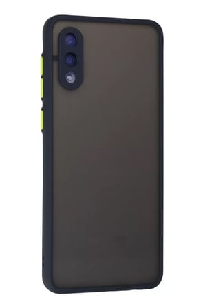 Newface Samsung Galaxy A02 Kılıf Montreal Silikon Kapak - Lacivert