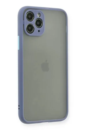 Newface Apple iPhone 11 Pro Kılıf Montreal Silikon Kapak - Gri