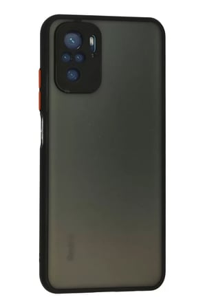 Newface Xiaomi Redmi Note 10 Kılıf Montreal Silikon Kapak - Siyah