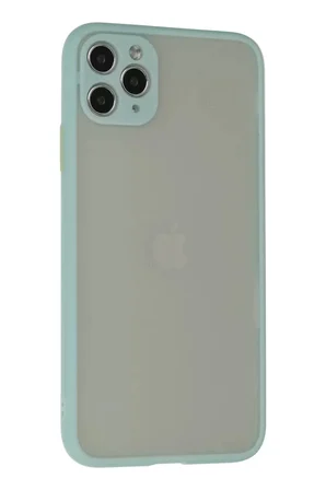Newface Apple iPhone 12 Pro Max Kılıf Montreal Silikon Kapak - Turkuaz