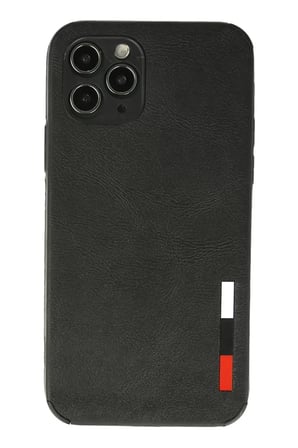 Newface Apple iPhone 11 Pro Kılıf Loop Deri Silikon - Siyah