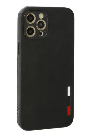 Newface Apple iPhone 12 Pro Kılıf Loop Deri Silikon - Siyah