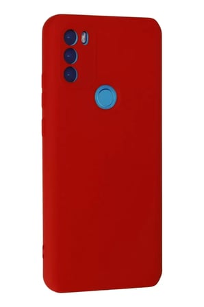 Newface General Mobile GM 21 Plus Kılıf Nano içi Kadife Silikon - Kırmızı