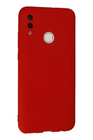 Newface Huawei P Smart 2019 Kılıf Nano içi Kadife Silikon - Kırmızı