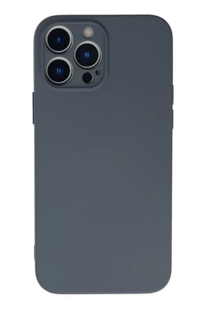 Newface Apple iPhone 13 Pro Max Kılıf Nano içi Kadife Silikon - Gri
