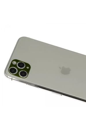 Newface Apple iPhone 11 Pro Max Rainbow Kamera Lens Koruma Cam - Yeşil