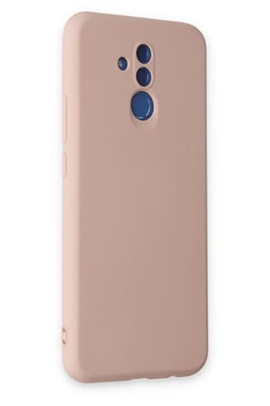 Newface Huawei Mate 20 Lite Kılıf Nano içi Kadife Silikon - Pudra