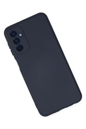 Newface Samsung Galaxy M23 Kılıf Nano içi Kadife Silikon - Lacivert