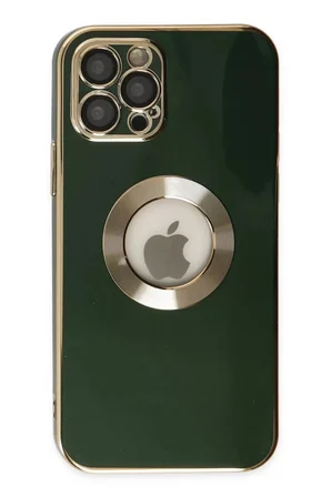 Newface Apple iPhone 12 Pro Max Kılıf Store Silikon - Yeşil