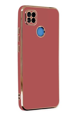 Newface Xiaomi Redmi 9C Kılıf Volet Silikon - Kırmızı