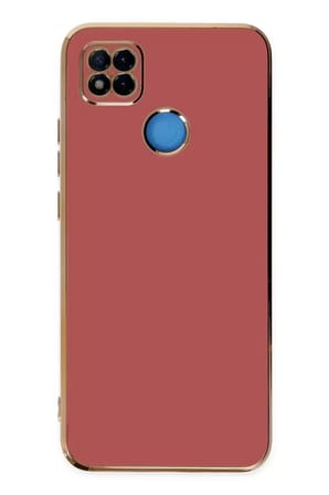 Newface Xiaomi Redmi 9C Kılıf Volet Silikon - Kırmızı