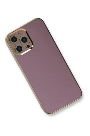 Newface Apple iPhone 12 Pro Max Kılıf Volet Silikon - Mor