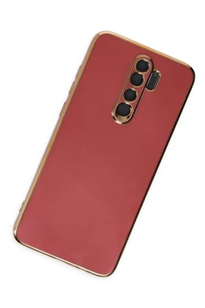 Newface Xiaomi Redmi Note 8 Pro Kılıf Volet Silikon - Kırmızı