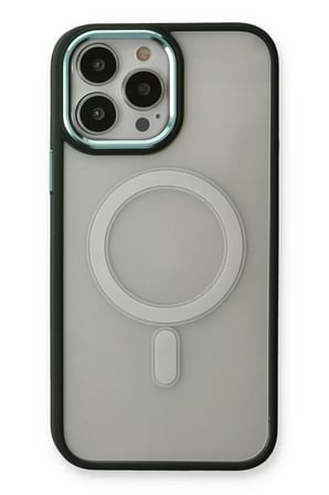 Newface Apple iPhone 14 Pro Max Kılıf Room Magneticsafe Silikon - Köknar Yeşili