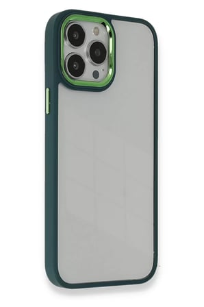 Newface Apple iPhone 14 Pro Kılıf Dora Kapak - Haki Yeşil