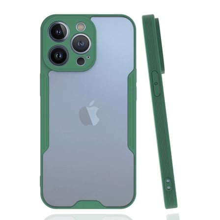 Newface Apple iPhone 14 Pro Kılıf Platin Silikon - Yeşil