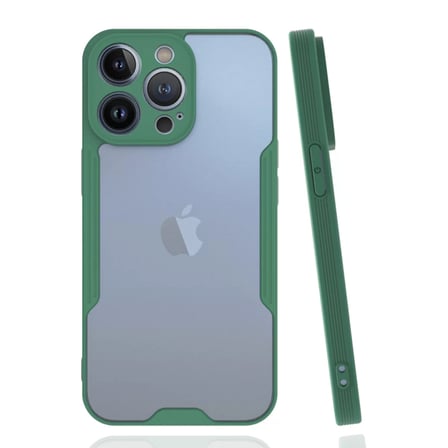 Newface Apple iPhone 14 Pro Kılıf Platin Silikon - Yeşil