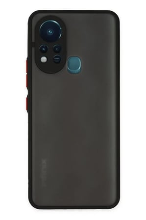 Newface İnfinix Hot 11s Kılıf Montreal Silikon Kapak - Siyah