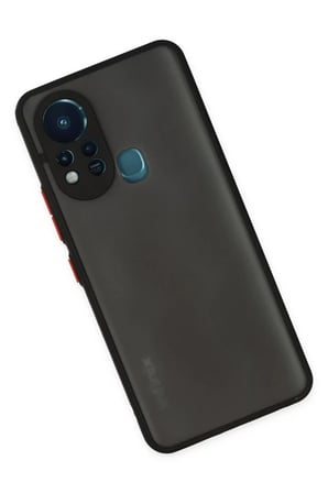 Newface İnfinix Hot 11s Kılıf Montreal Silikon Kapak - Siyah
