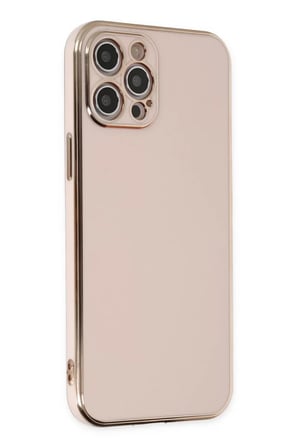 Newface Apple iPhone 12 Pro Kılıf Volet Silikon - Pembe