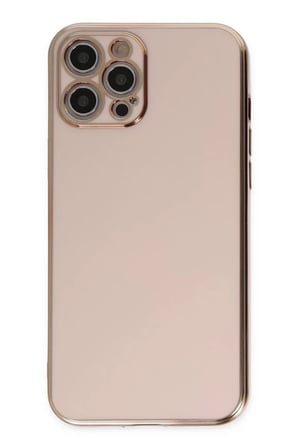 Newface Apple iPhone 12 Pro Kılıf Volet Silikon - Pembe