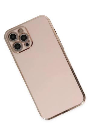 Newface Apple iPhone 12 Pro Kılıf Volet Silikon - Pembe