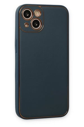 Newface Apple iPhone 14 Plus Kılıf Coco Deri Silikon Kapak - Yeşil