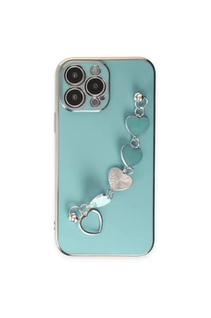 Newface Apple iPhone 14 Pro Kılıf Esila Silikon - Su Yeşili